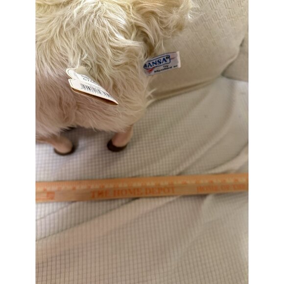 HANSA Realistic White Mama Sheep Stuffed Animal  Plush Toy Farm Nos Gift 15 - Picture 14 of 16